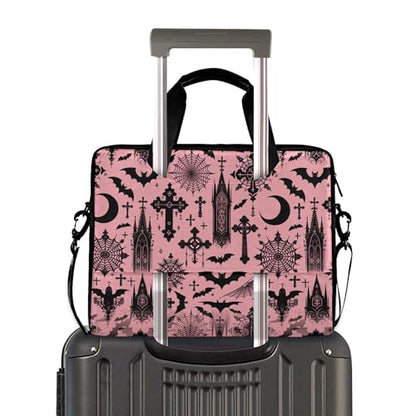 MNSRUU Laptop Bag for 15.6 inch Black Gothic Bats - color: Bats I8897