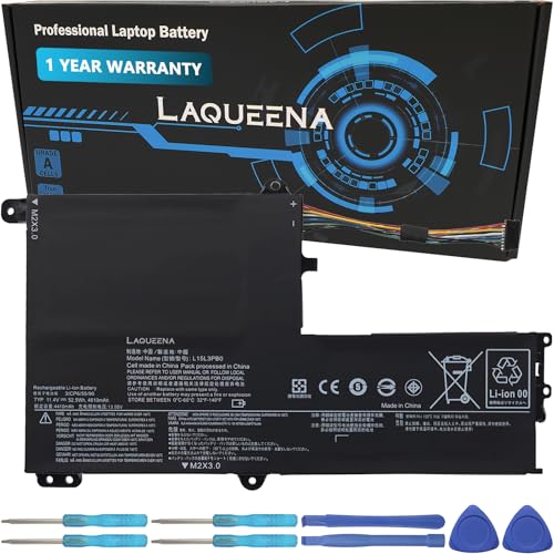 L15L3PB0 Laptop Battery Compatible with Dell Lenovo IdeaPad 330S-14AST 330S-14IKB 330S-15ARR 330S-15AST 330S-15IKB Series L15M3PB0 11.25V 52.5Wh 3-Cell - style: L15L3PB0