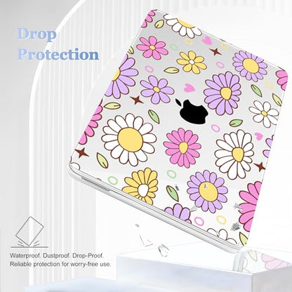 Tuiklol for MacBook Neo 13 Inch Case 2026 A3404 A18 Pro, Printed PC Shockproof Slim Hard Shell Case with MacBook Neo Laptop Cover, Flower - color: Flower