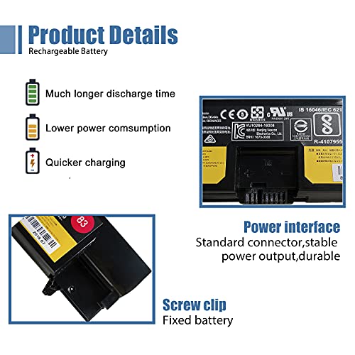 83 01AV418 SB10K97575 Laptop Battery Replacement for Lenovo ThinkPad E570 E570C E575 Series 82 SB10K97571 SB10K97572 SB10K97574 01AV414 01AV415 01AV416 01AV417 4X50M33574 4X50M33573 14.6V 41Wh - size: 8.19*2.56*0.79 inch 01AV418