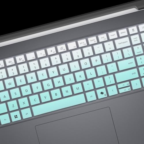 Keyboard Cover for 16" Dell Pro 16/Pro 16 Plus/Pro Max 16 PB16250 PB16255 PC16250 PC16255 MC16250 MC16255 & Pro Max 18 Plus MB1825 (NOT FIT Pro 16 Premium, Dell Pro 3/5/7 16")-OMint - color: OmbreMint