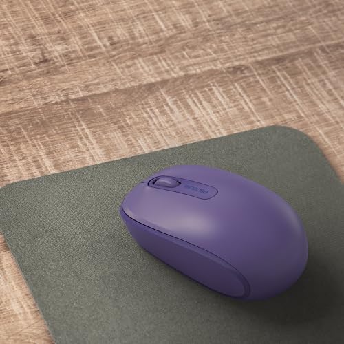 Incase Wireless Mobile Mouse 1850 – Designed by Microsoft – Compact, Comfortable, Right/Left Hand Use, 6-Month Battery Life, Nano Transceiver, Works with Mac/Windows 8/10/11 (Purple) - color: Purple