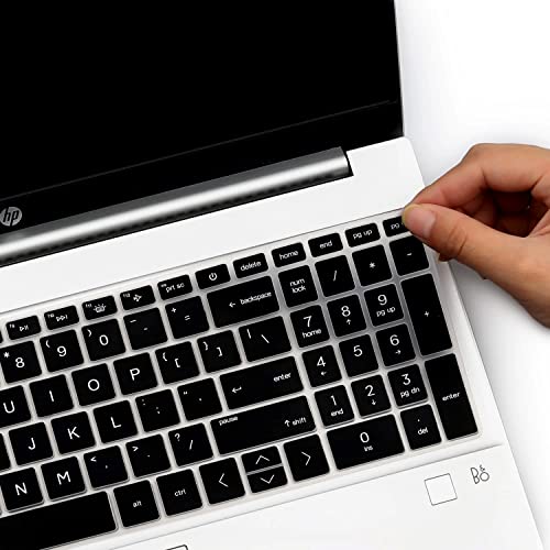 Keyboard Cover for HP Pavilion 15.6" 15t 15z 15-eg 15-eh 15-er 15t-eg300/eg200/eg000 15-er0095nr 15z-eh200/eh300 15-eg3053cl 15-eg0070wm 15-eg0073cl eg0065st eg1053cl eg0032nr 15-eh1070wm 15-er0056cl - color: Black