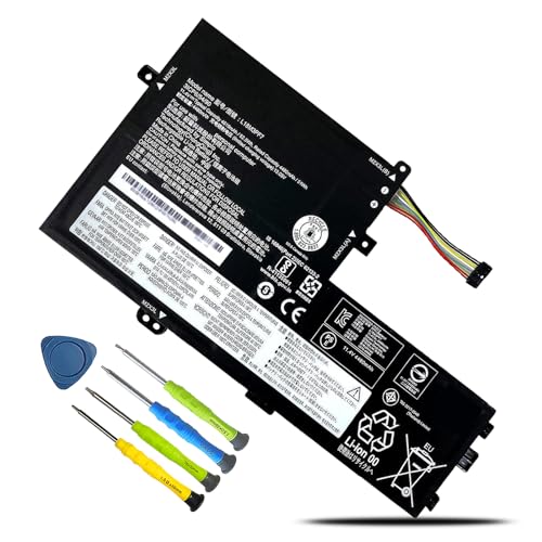 L18M3PF7 L18L3PF3 Battery for Lenovo ideapad S340-14IML/14API/14IIL/14IWL ideapad S340-15IWL/15API/15IIL Flex15IWL C340-15IWL/15IIL Series L18L3PF2 L18M3PF6 L18C3PF7 52.5Wh - size: 9.84*2.95*0.39inch L18M3PF7