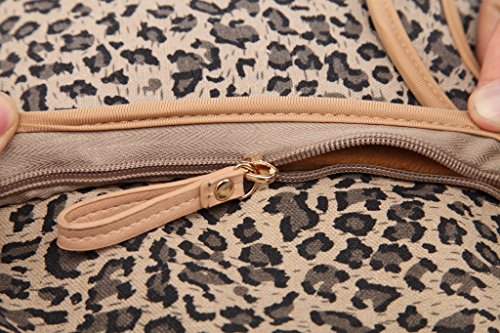 15.5 Inch Laptop Sleeve Case-Stylish Leopard Ultrabook Sleeve Macbook Bag For Acer/Asus/Dell/iPad Pro/Lenovo/Macbook Pro/Macbook Air/Surface Pro 4 with Handle