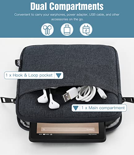 TiMOVO 7-8 Inch Tablet Sleeve Case, Space Gray | Fit iPad mini 7 (A17 Pro, 2024) / mini 6 (8.3", 2021) / 5/4/3/2/1, Protective Carrying Pouch Bag Cover - color: Space Gray, size: 7-8 Inch