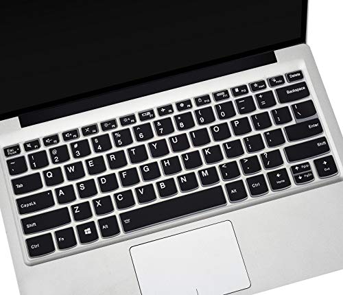 Keyboard Cover for Lenovo Yoga 7i 5i 2-in-1 14"/Flex 5 14" 2-in-1 Laptop/Flex 5 14"/ Idepad S540 14/ThinkBook 14 Gen 2,Keyboard Protector Skin for Lenovo Ideapad 5 14"-Black - color: Black
