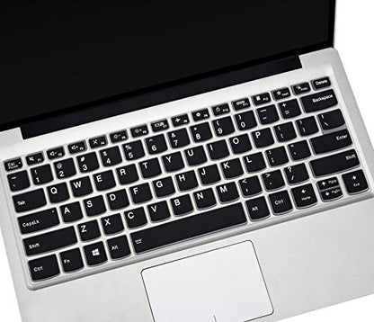 Keyboard Cover for Lenovo Yoga 7i 5i 2-in-1 14"/Flex 5 14" 2-in-1 Laptop/Flex 5 14"/ Idepad S540 14/ThinkBook 14 Gen 2,Keyboard Protector Skin for Lenovo Ideapad 5 14"-Black - color: Black