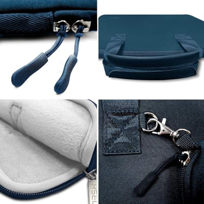 Hseok Laptop Sleeve 14 inch Case with Small Case, Compatible with MacBook Neo 14, MacBook Pro 14 M5/M4/M3/M2/M1, XPS 14 and Most 14 inch Notebooks, Neoprene Computer Handbag,B01L01 - color: B01l01, size: 14"