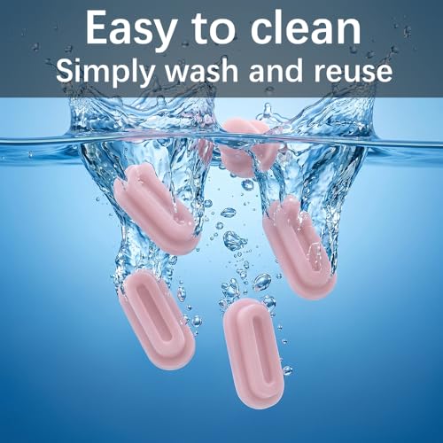 ProElife 5 Pcs Anti Dust Dirt Plug Cups Set for MacBook Neo, Blush Pink | Durable & Reusable Silicone Laptop Accessories, Custom Fit Design, Easy to Clean Non-Slip Stuff for Macbook USB-C & Headphone - color: Blush Pink