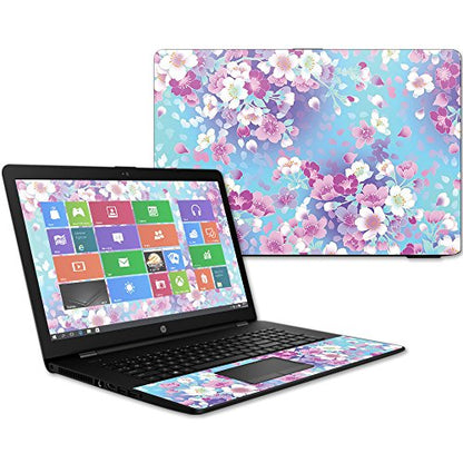 MightySkins Skin Compatible with HP 17t Laptop 17.3" (2017) - in Bloom | Protective, Durable, and Unique Vinyl Decal wrap Cover | Easy to Apply, Remove, and Change Styles | Made in The USA - color: In Bloom