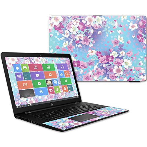 MightySkins Skin Compatible with HP 17t Laptop 17.3" (2017) - in Bloom | Protective, Durable, and Unique Vinyl Decal wrap Cover | Easy to Apply, Remove, and Change Styles | Made in The USA - color: In Bloom