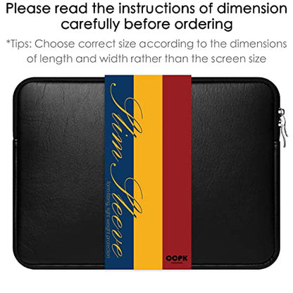 CCPK 13" Laptop Sleeve Cover Compatible with New MacBook Neo Pro M5 Chip A2338 Mac Air 13 Inch 2026 Accessories A2337 A2289 A1989 A1932 2019 13.3 Inch Waterproof Carrying Case Bag PU Leather, Black - size: 13 inch / New 13.3" MacBook