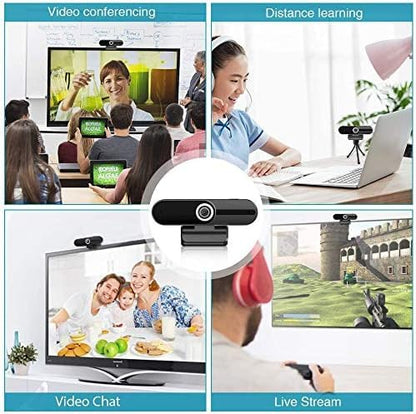 4K Webcam, HD Webcam 8MP- Laptop PC Desktop Computer Web Camera with Microphone, USB Webcams for Video Calling Recording Streaming Video Conference, Webcam with Mini Tripod,Privacy Shutter. | Computer Webcams for Switch 2 Video Calling Recording Streaming