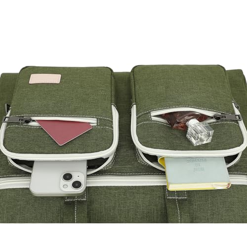 DACHEE Laptop Shoulder Bag for 15 Inch/15.6 Inch Macbook Pro - color: New Military Green
