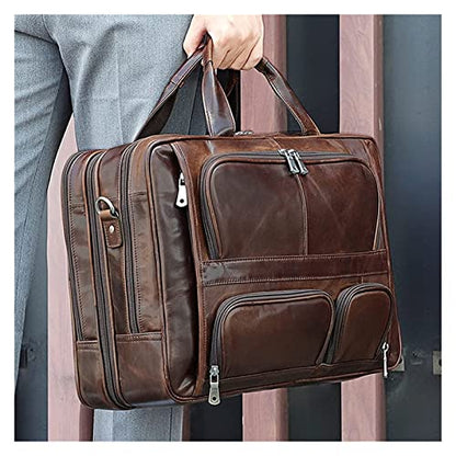 Office 17 Inch Laptop Bag,Large Business Briefcase for Men men,Travel Laptop Shoulder Bag