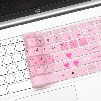 Keyboard Cover for 2026 2025 2024 HP 15.6 inch Laptop 15-fc 15-fd Series, HP 15z-fc000 15t-fd000 15-fd0123dx 15-fd0127dx 15-fc0245dx 15-fc0025dx 15-fd0023dx 15-fd0005dx 15t-fd100 fd0083wm fc0093dx - color: Lovly