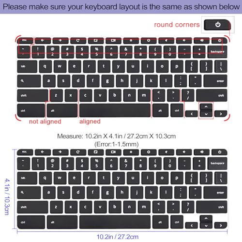 Cute Silicon Keyboard Cover Skin for HP Chromebook 11 x360 11.6", Chromebook 11 G2/G3/G4/G5/G6 EE/G7 EE 11.6’’,HP Chromebook 14-ca 14-ak14-X Series, HP Chromebook 14 G2 G3 G4 G5, Cute Bunny - color: Cute Bunny