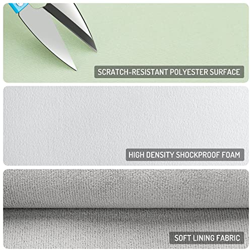 15.6 Inch laptop Case Carrying Bag Sleeve Cover, Waterproof Soft Small Briefcase for 15 15.6 16 inch Acer Asus Dell HP Thinkpad Chromebook Computer Notebook, Green - color: Green, size: 15.6/16 in