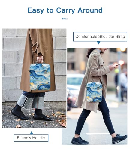 MoKo 9-11 Inch Tablet Sleeve Bag Handle Carrying Case with Shoulder Strap | Fits iPad Pro/Air/A16 11-inch, iPad 10th 10.9-inch, iPad 9/8/7th 10.2-inch, iPadAir 5/4th 10.9-inch, Cloudy Blue - color: Cloudy Blue, size: 9-11 inch