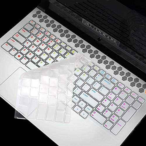 Keyboard Cover for Dell Alienware M17 R4 R3 R2 Gaming Laptop, Dell G7 17 7700 Gaming Laptop (Not fit for Dell Alienware 17 R5/Old Alienware M17/Alienware M17 R4 Cherry)-TPU