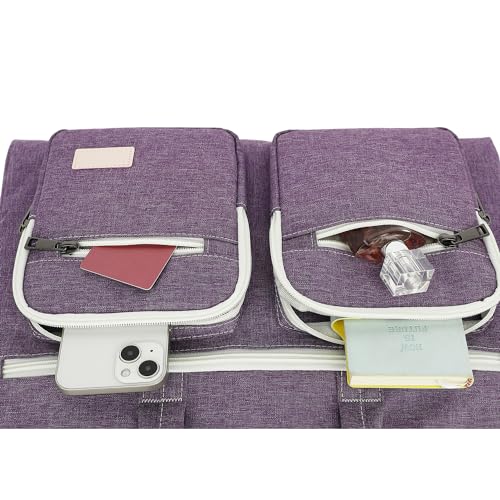 DACHEE Laptop Shoulder Bag for 15 Inch/15.6 Inch Macbook Pro - color: New Purple