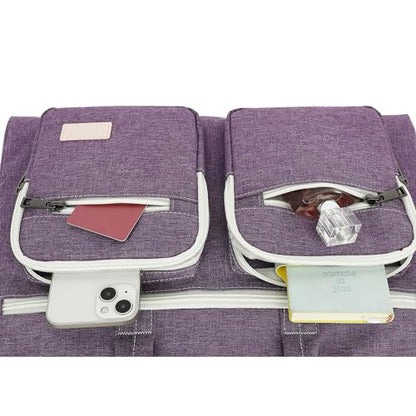 DACHEE Laptop Shoulder Bag for 15 Inch/15.6 Inch Macbook Pro - color: New Purple