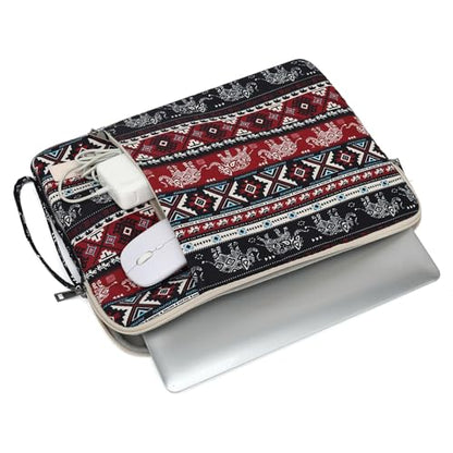 Laptop Sleeve 13.3 inch14 Inch, 15.6inchWater Resistant Traveling Computer Cover with Handle, Shockproof Protective Carrying Laptop Case (Y8-Red Elephant, 14 inch) - color: Y8-Red elephant, size: 14 inch