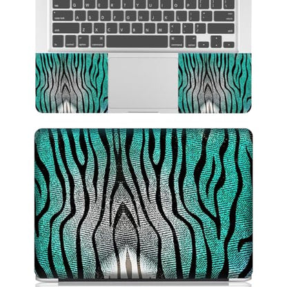 12.1 13 13.3 14 15.4 15.6 Inch Laptop Skin Decal, Laptop Skins Stickers Decals for Notebook PC, Universal Reusable Vinyl Laptop Cover Sticker, Waterproof Art Protector I Green Zebra Pattern - color: Green Zebra Pattern