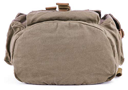 GOOTIUM 21101AMG-S Specially High Density Thick Canvas Backpack Rucksack, Field Tan, Small - color: Field Tan, size: Small