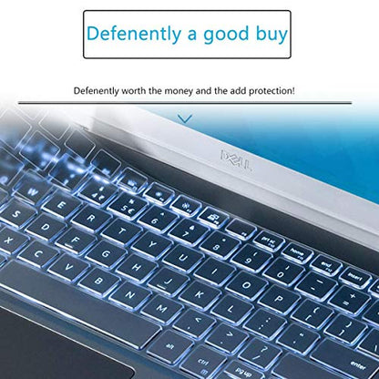Keyboard Cover for Dell Gaming G15 5510 5515 5520 5521 5525 5530 5535, Inspiron 15 17 7706 7790 7791 7500 7501 7506 7590 7591 3501 3505 3502 5501 5502 5505 5508 5509 5584 5593 5593 5598, Vostro 15 - color: Clean