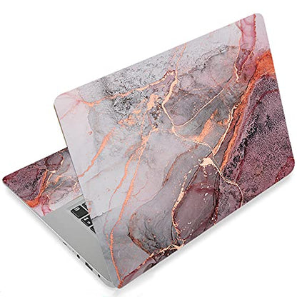Laptop Skin Sticker Decal,13.3" 14" 15" 15.4" 15.6 inch Laptop Universal Vinyl Skin Sticker Cover,Dustproof Waterproof Reusable Art Decal Protector with Free 2 Wrist Pads (Marble 3) - color: Marble 3