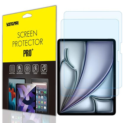 2pcs For iPad Air 13" M4/M3/M2 Blue Light Blocking Screen Protector | For iPad Air (8/7/6th generation) anti-blue light, anti-glare, anti-fingerprint, no bubbles, eye protection screen protector - size: iPad Air 13 Inch (2026/2025/2024 8th/7th/6th Gen)