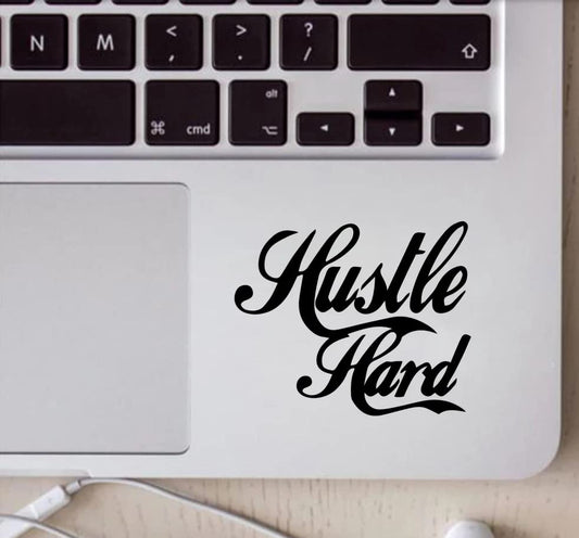 2 pcs Value | 3x4 inches | Fit All Size Laptop 13 14 15 16 17 Pack Hustle Hard Stickers Motivation Funny for Laptop, Vinyl Decals - Cute Artsy Eco Vinyl Decals for Computer, Scrapbook, Luggage - color: Hustle Hard