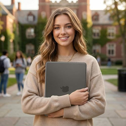 Matte Frosted Compatible with MacBook Neo 13 Inch 2026 (Model A3404 | A18 Pro Chip) | Anti-Fingerprint Hard Shell, Ultra Slim, Non-Slip, Lightweight Protective Cover | Frosted Black - color: Matte Black