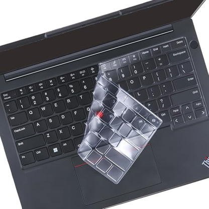 Ultra Thin Keyboard Cover for Lenovo Thinkpad T14 T14s Gen 6/Gen 5 14", Thinkpad E14 Gen 7 14", Thinkpad L14 P14s Gen 6/Gen 5 14" US Layout (Not Fit T14 T14s L14 P14s Gen 4/3/2/1, E14 Gen 6/5/4)-TPU - color: TPU