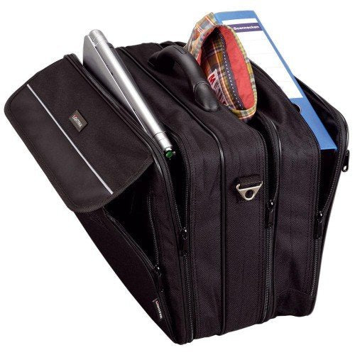 46075 CORNICHE - Business case for 17 inch Laptop, Nylon, Black