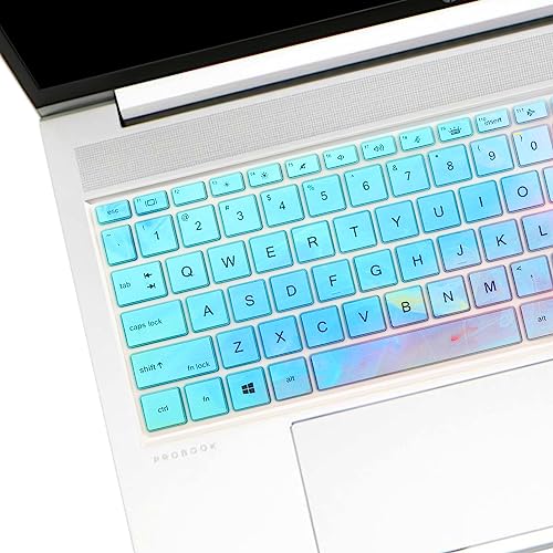 Colorful Keyboard Cover for 15.6" HP ProBook 450 G8 G9 G10/ProBook 455 G8 G9 G10/Probook 650 G8, HP ProBook 15.6 Laptop Keyboard Skin (NOT FIT The ProBook 450 455 650 G7 G6 G5 G4 G3) - color: Colorful