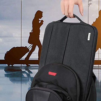 Voova Laptop Sleeve Carrying Case 13 13.6 Inch Compatible with MacBook Air 13 M1/M2/M3/M4, MacBook Pro 13/14, IPad Pro 13, Waterproof Slim Computer Cover Bag, Black - color: Black, size: 12.6-13.6 Inch