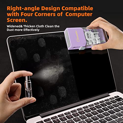 Keyboard Cleaner Laptop Cleaning Kit, Keyboard Cleaning Kit Laptop Cleaner, Electronics Cleaning Tool,White, Purple