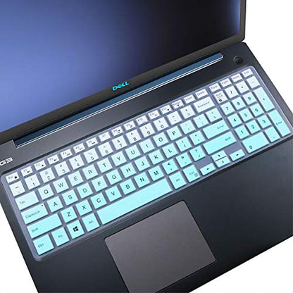 Keyboard Cover fit Dell Inspiron 15 3000 5000 Series/Dell G3 15 17 Series/Dell Inspiron G7 7786 7790 /Dell Inspiron 3583 3593 3558 3580 5570 5558 5559 7559 7567 Accessories Keyboard Cover-MintGreen - color: MintGreen