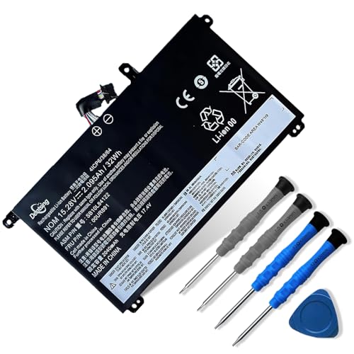 00UR891 01AV493 Laptop Battery Replace for Lenovo ThinkPad T570 T580 P51S P52S Series Notebook 00UR890 00UR892 SB10L84121 SB10L84122 SB10L84123 15.28v 32Wh