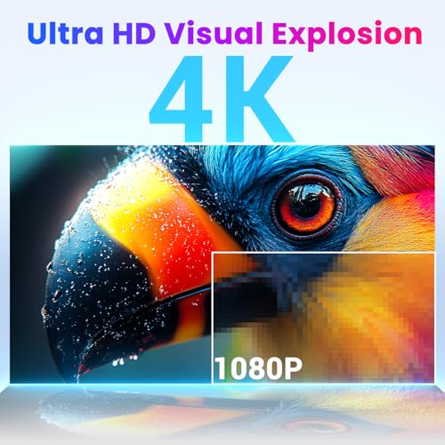 Upperizon Portable Monitor 15.6 inch 4K UHD 3840X2160 144% sRGB 60Hz HDR HDMI USB-C Travel Monitor for Laptop MacBook PC Surface PS5 Xbox, External Display with Full Cover & Speakers, VESA Compatible - size: 15.6"