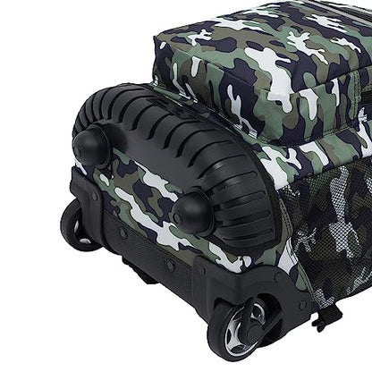 Travelers Club 18" Rolling Backpack with Shoulder Straps, Camo - color: Camo, size: 18 Inch