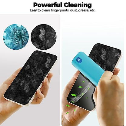 Laptop Screen Cleaner Spray, Jiateums Electronics Touchscreen Mist Cleaning Spray for Monitor Tablet TV Tesla OLED Screen Sunglasses with Refill, Brush & Wipe Tool, Blue - color: blue20ml