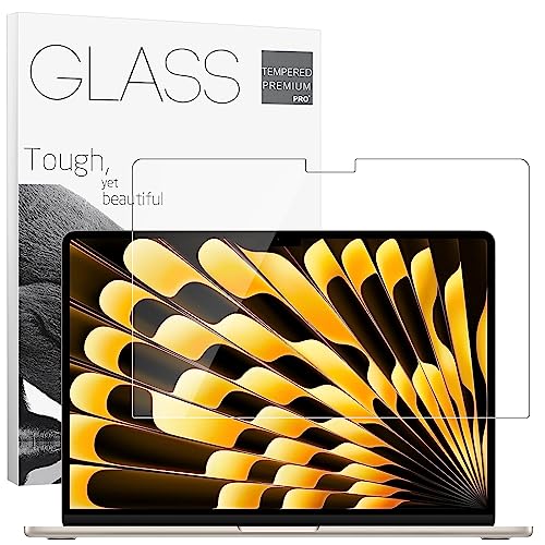 Tempered Glass Screen Protector Compatible with MacBook Air 15.3" M2 2023,9H Hardness Scratch Resistant Macbook Air 15 Inch Screen Film Guard, Bubble Free Ultra-Thin HD Transparency Anti-Fingerprint - color: MacBook Air 15.3 inch, size: 1pc