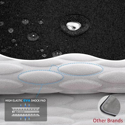 Laptop Case 12.9 13 Shoulder Bag, Expandable Handbag with Valuables Compartment Compatible with MacBook Air/Pro/Neo 13" M5/M4/M3/M2/M1, iPad 12.9/13/11, Water-Resistant & Shockproof,B01K01 - color: B01k01, size: 13"