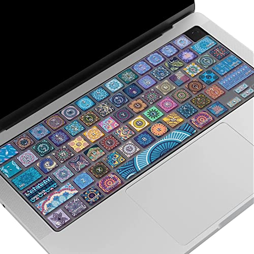 Keyboard Cover for MacBook Pro 14''/16'' (A2442 A2779 A2918 A2992 A2485 A2780 A2991) M1 M2 M3 Pro/Max, MacBook Air 13.6''/15'' (A2941 A3114 A2681 A3113) M2 M3, Bohemian