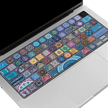 Keyboard Cover for MacBook Pro 14''/16'' (A2442 A2779 A2918 A2992 A2485 A2780 A2991) M1 M2 M3 Pro/Max, MacBook Air 13.6''/15'' (A2941 A3114 A2681 A3113) M2 M3, Bohemian