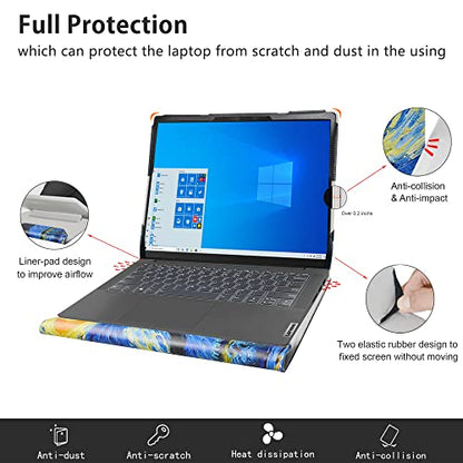 Protective Case for HP OmniBook X 14-feXXXX/OmniBook Ultra 14 14-fdXXXX,Case for Dell Latitude 7450 2-in-1/Inspiron 14 Plus 7441/Latitude 7455,Case for ASUS TUF Gaming A14 FA401,Starry - color: Starry Night